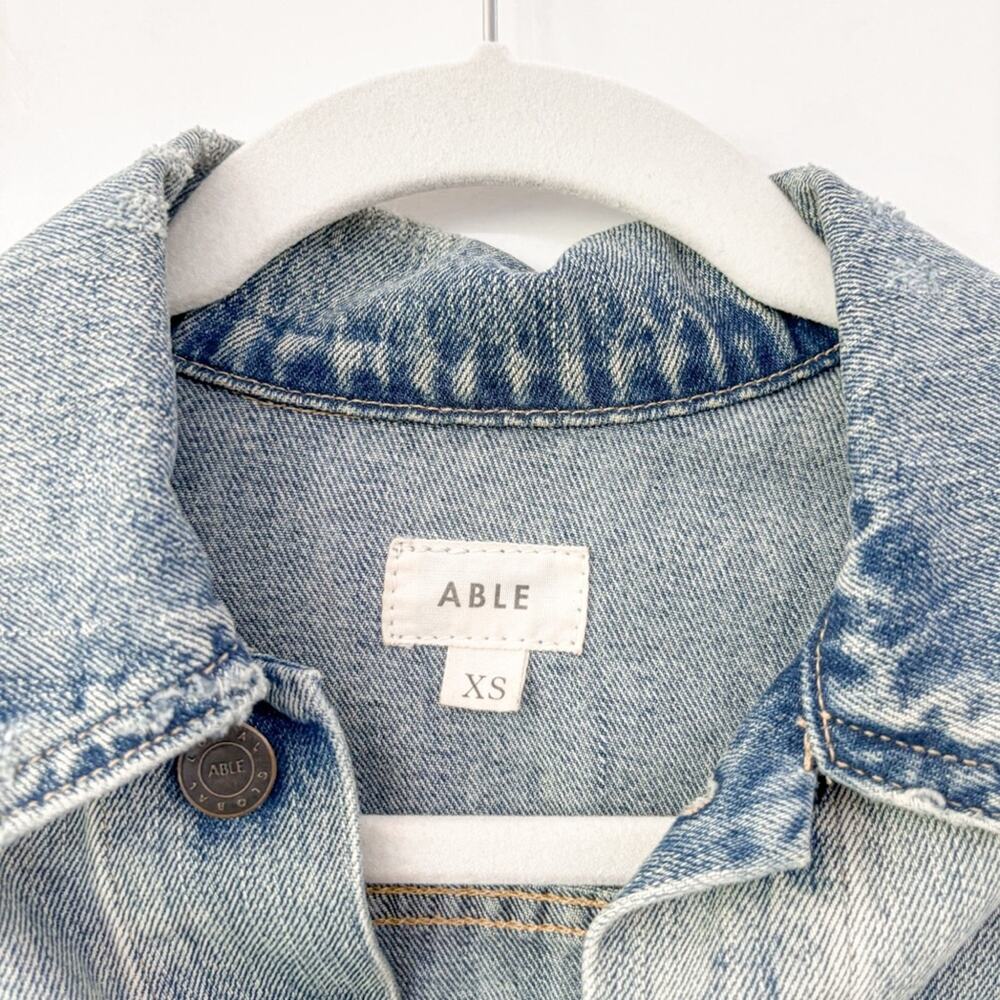 ABLE THE MERLY JACKET Denim - Picture 4 of 7